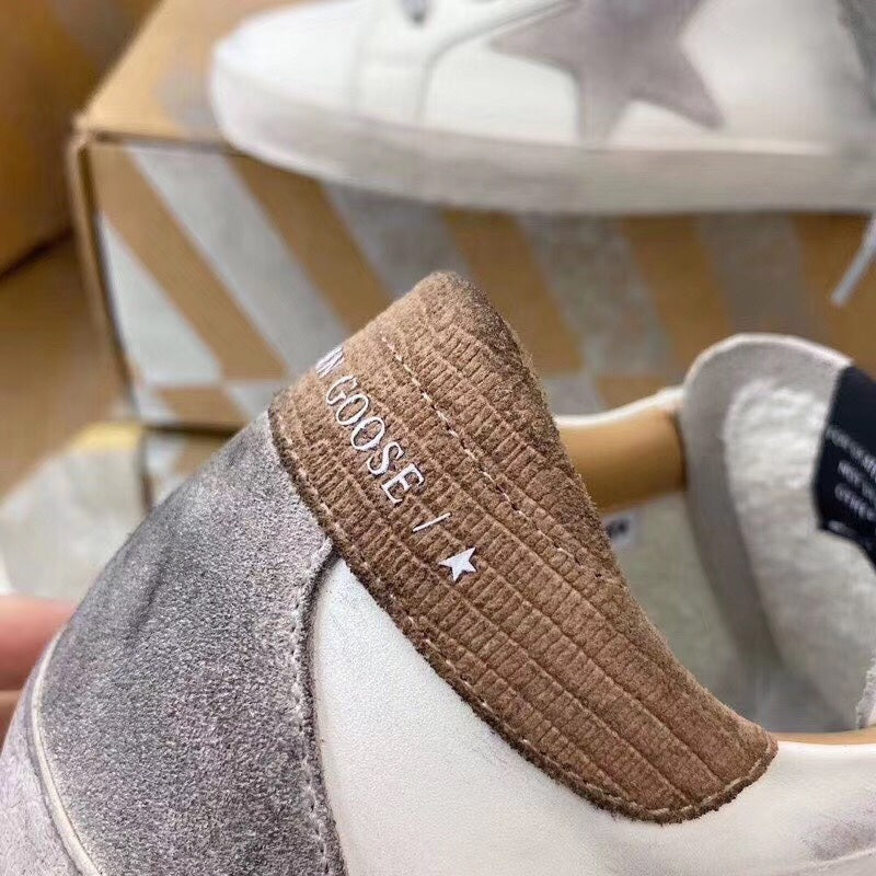 Golden Goose White Brown