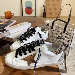 Golden Goose White and Brown