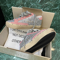 Golden Goose Silver and Pink