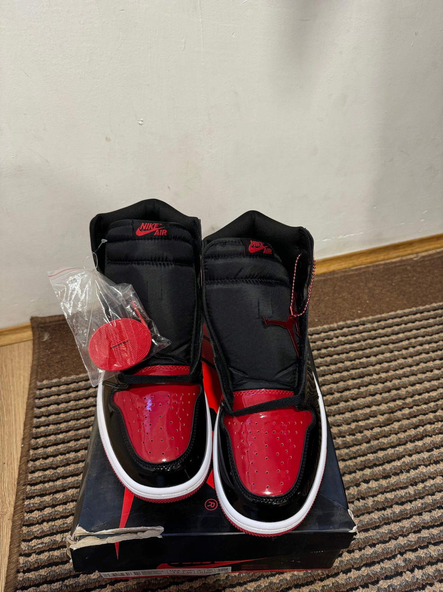 Jordan 1 Patent Bred Broj 45 (Odmah dostupno)