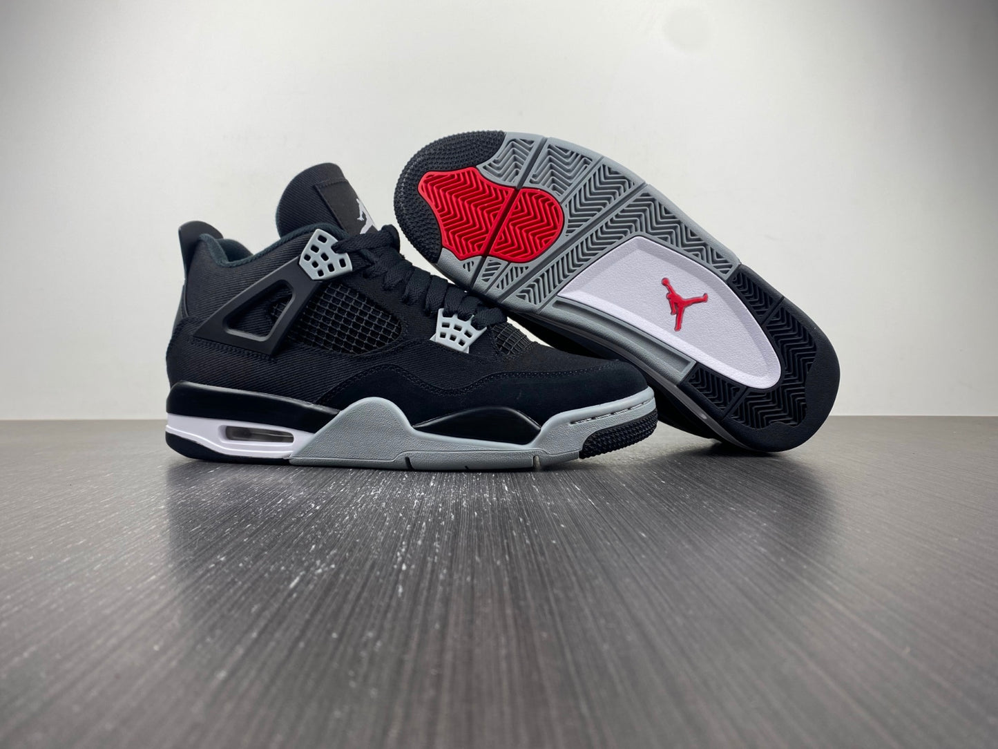 Jordan 4 Black Canvas