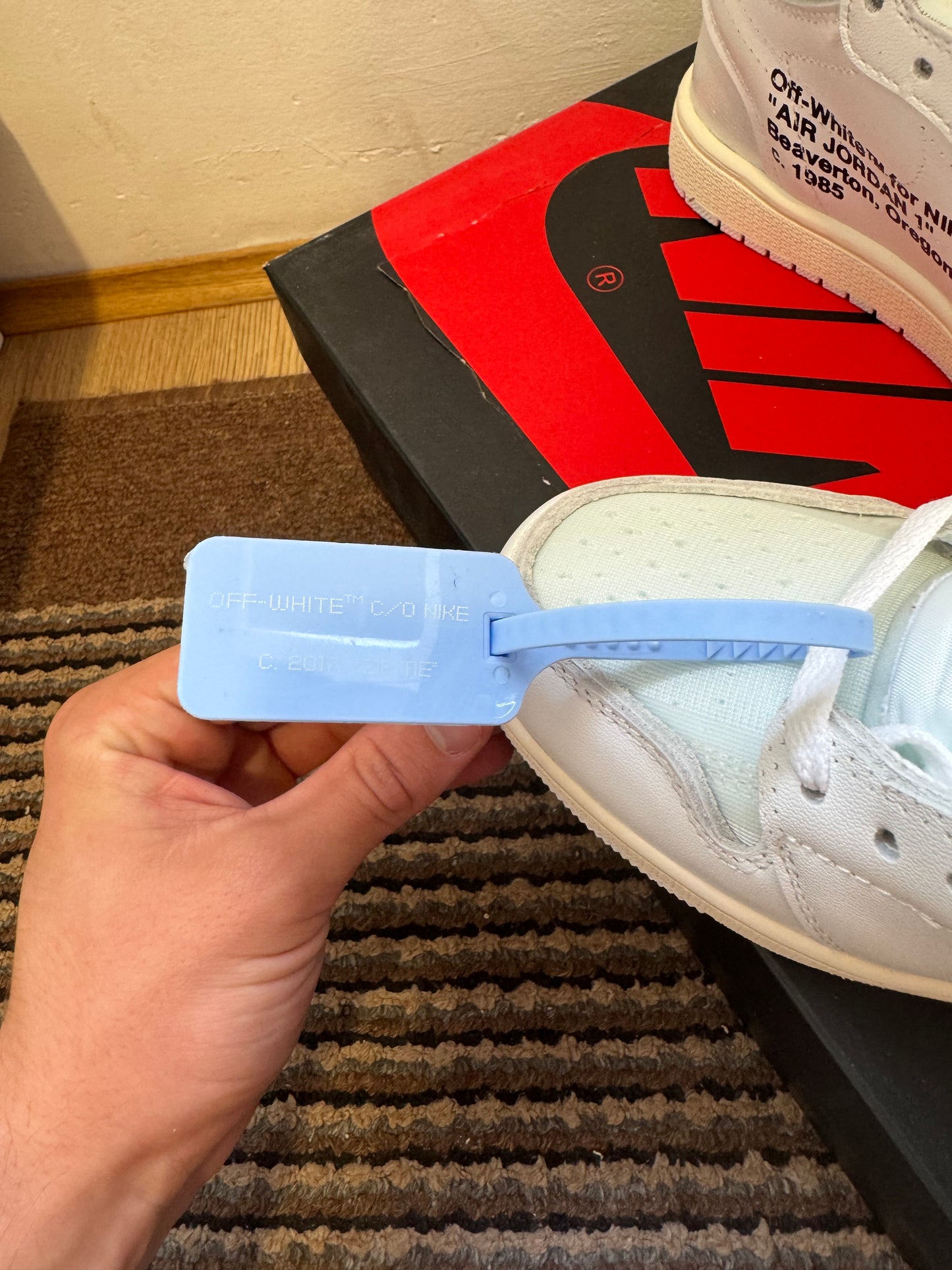 Jordan 1 High Off White Euro Broj 39(Odmah dostupno)