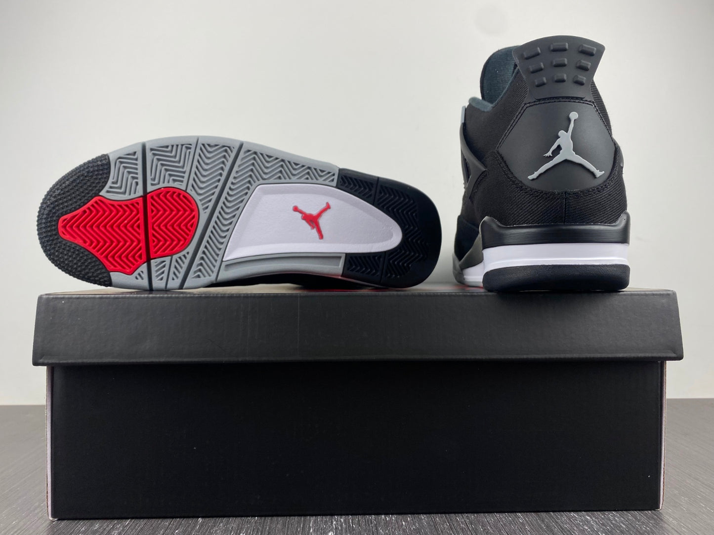 Jordan 4 Black Canvas