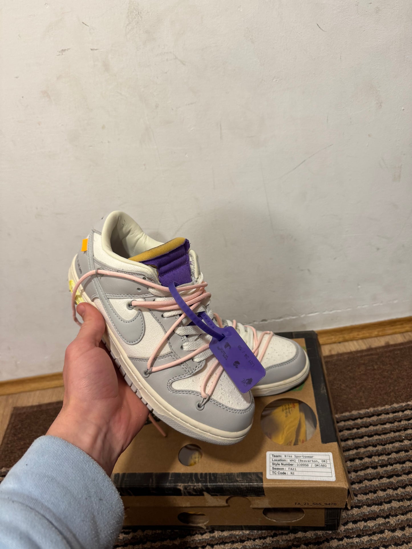 Off White dunk Lot 24 Broj 40(Odmah dostupno)