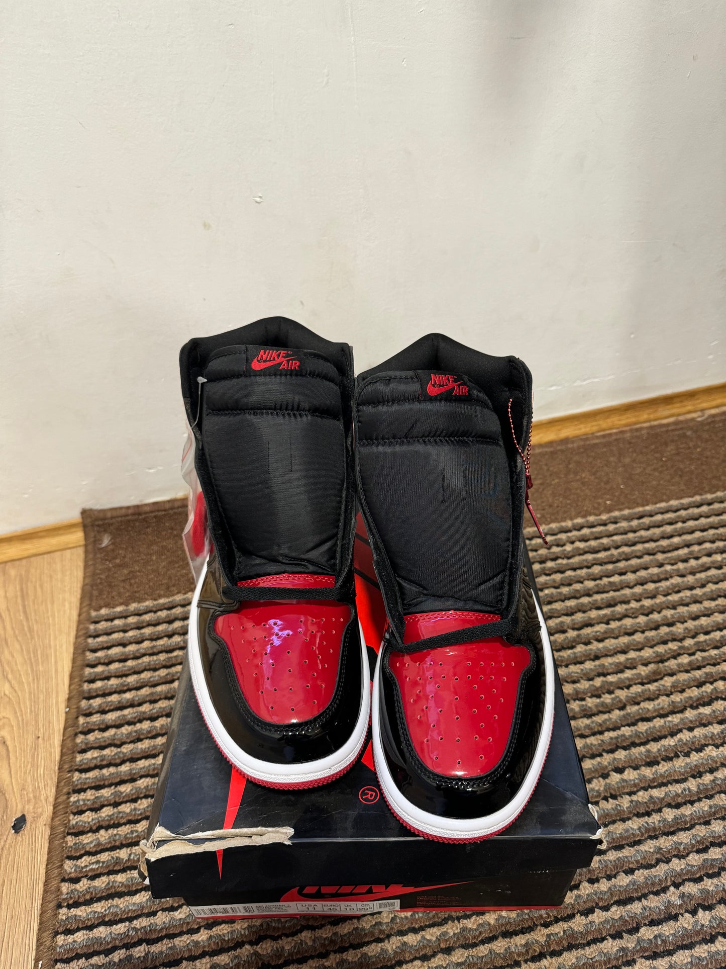 Jordan 1 Patent Bred Broj 45 (Odmah dostupno)