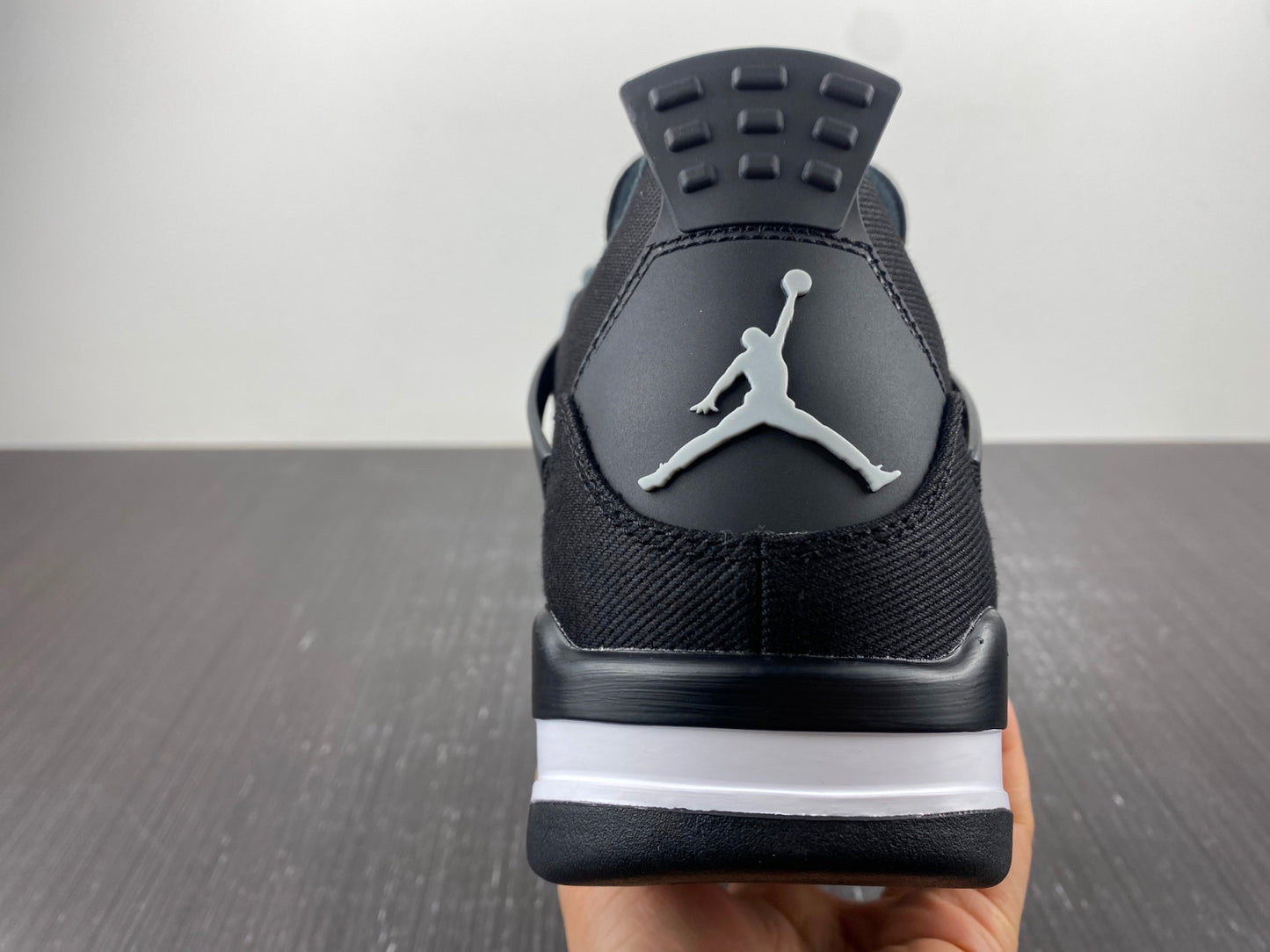 Jordan 4 Black Canvas