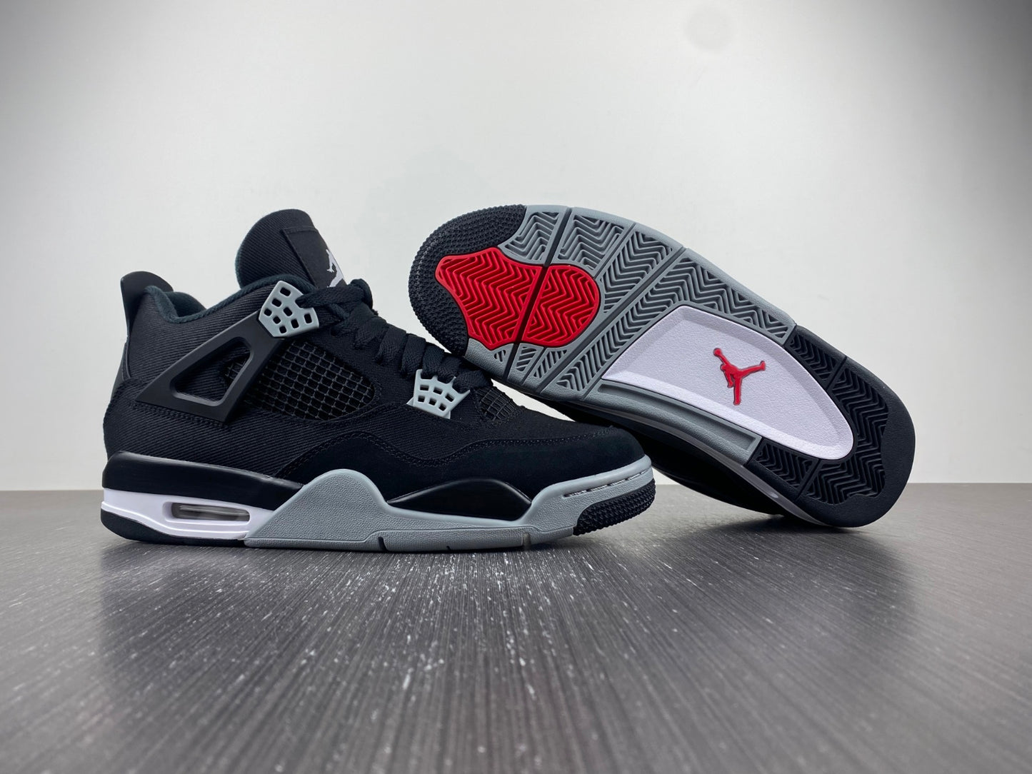 Jordan 4 Black Canvas