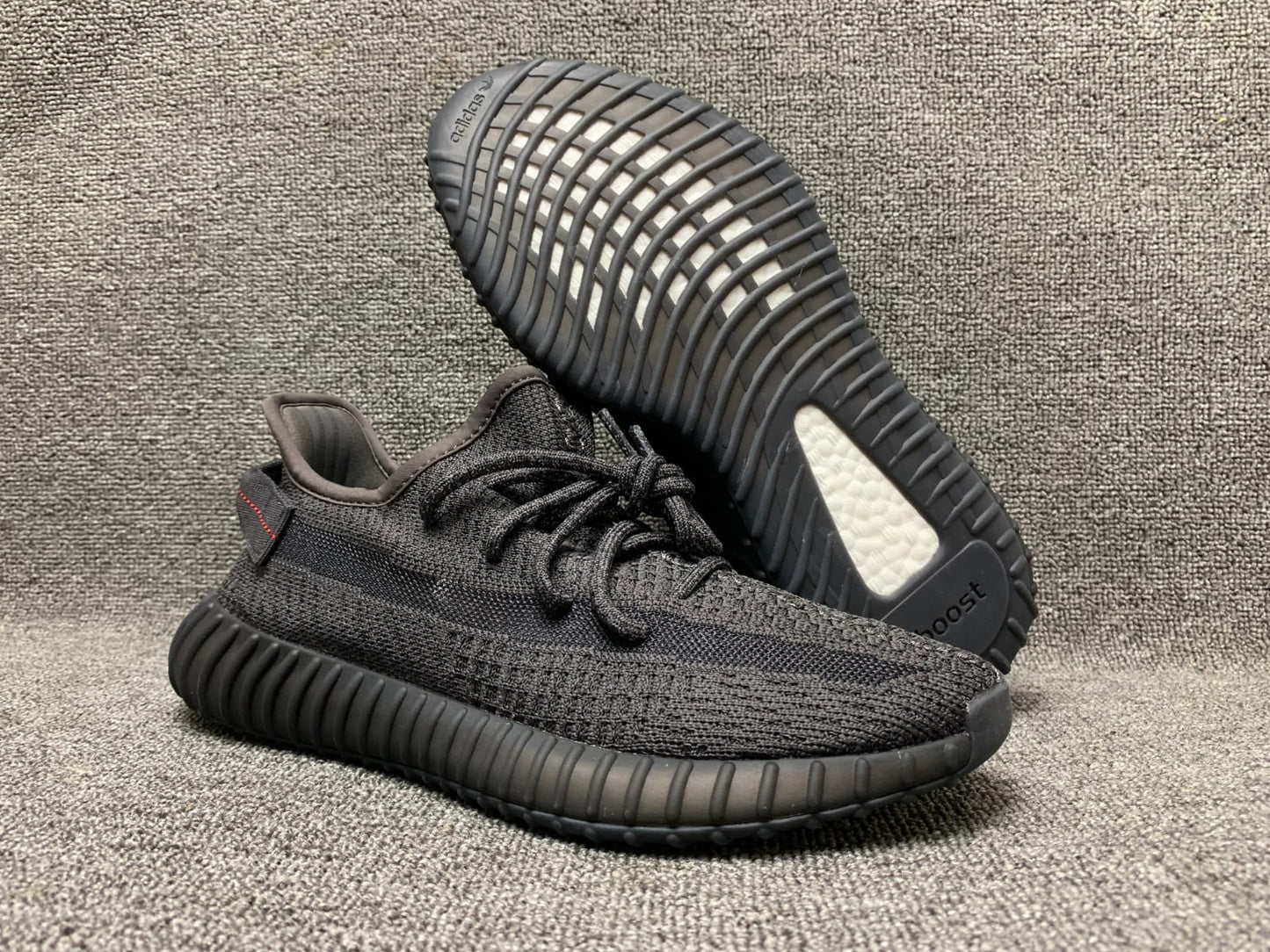 Yeezy 350 Static black reflective