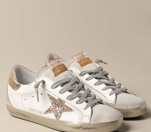 Golden Goose Gold and White