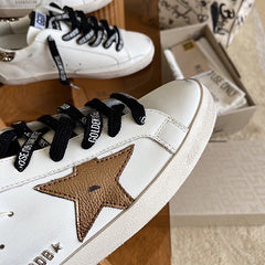 Golden Goose White and Brown