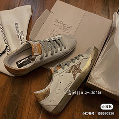 Golden Goose Gold and White